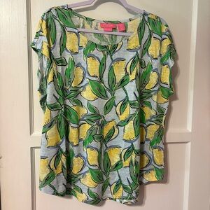 Isaac Mizrahi lemon 🍋 top